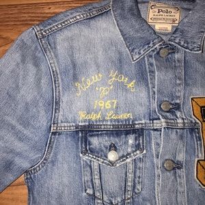 rl tigers denim jacket